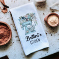 Personalized Waffle Tea Towel – “Kitchen Mixer” Design