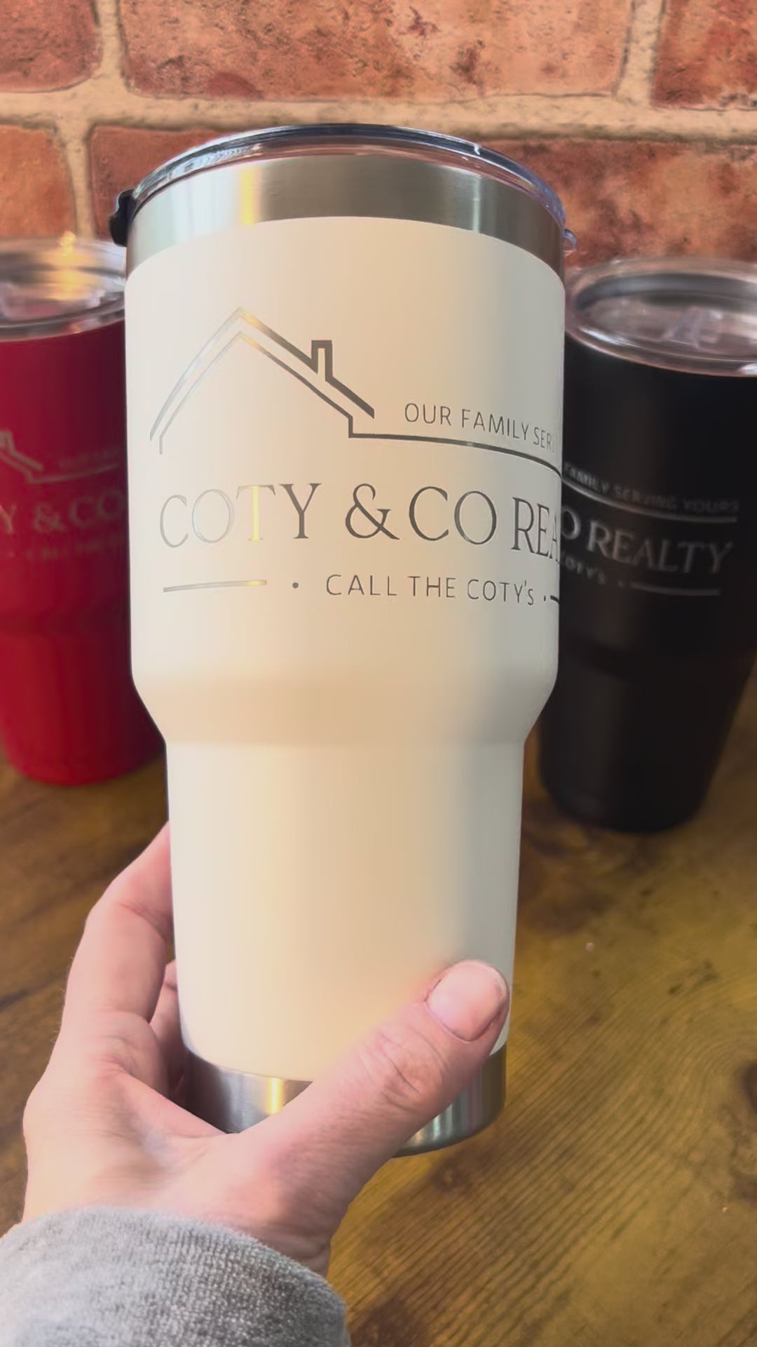 30oz Custom Engraved Tumblers – Just Because Gifting Made Easy